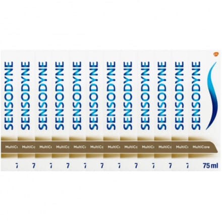 Sensodyne Tandpasta Multi Care - Voordeelverpakking 12 x 75 ML