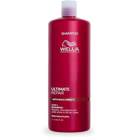 Wella Professionals Ultimate Repair Shampoo 1000 ml - herstelt beschadigd haar