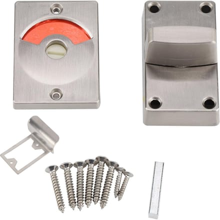 Deurgrendel met Vrij Bezet Privacy-indicator & Schroeven Badkamer Toilet Hardware