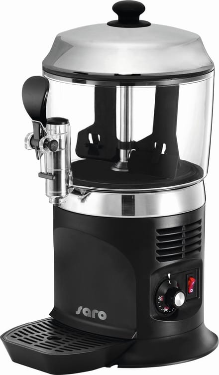 Chocomelk Dispenser voor Warme Chocomel - 5 liter - Zwart