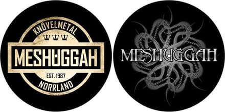 Meshuggah - Crest/Spine Platenspeler Slipmat - Zwart