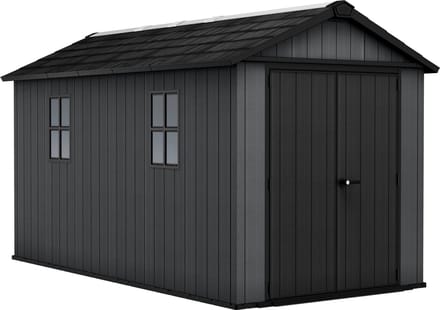 Keter Newton 7513 Tuinhuis - 413x230x246cm - Grijs
