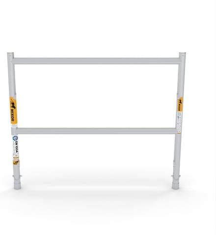 Wixor | Leuningframe 135 cm | steigerframe | steigeronderdeel | rolsteiger | aluminium | steiger | stelling