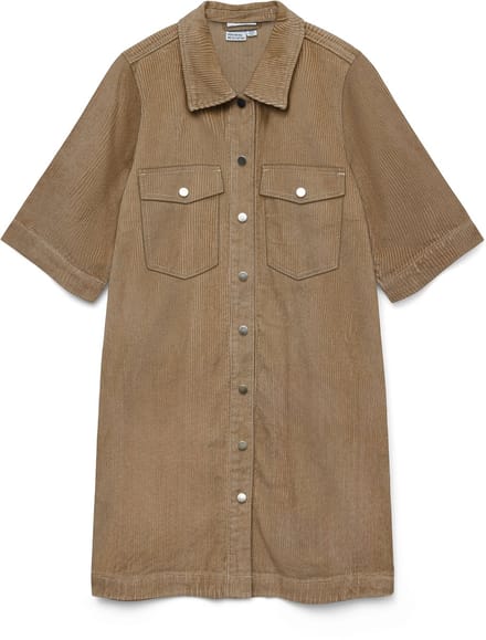 VERO MODA - VMFENJA 2/4 SHORT CORDUROY DRESS NOOS - Dames - Mini jurken