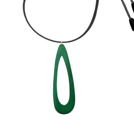 Ketting hout -Moxi -Groen -verstelbaar- Charme Bijoux-
