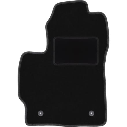 Bestuurdersmat zwart voor: Toyota Auris I hatchback (2007-2012)