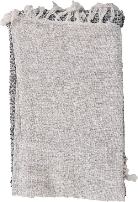 Clayre & Eef Plaid 125x150 cm Grijs Katoen