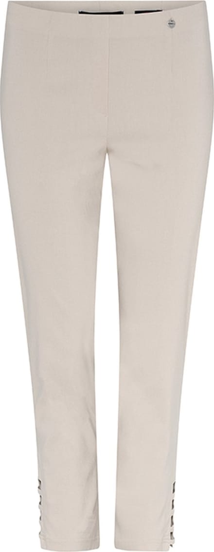 Robell Lena09 Dames Comfort Stretch 7/8 Pantalon - Beige - Maat38