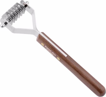Mars Coat-King Uitdunkam – Extra Grof – 6 Bladen – 5 mm Afstand – Beukenhouten Handvat