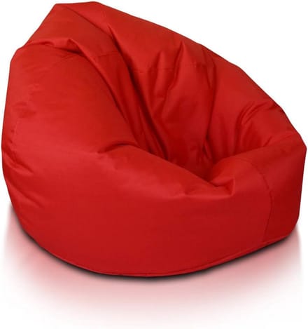 Comfortabele Buiten en Binnen Zitzak Polyester Vuilafstotend 95x65 cm