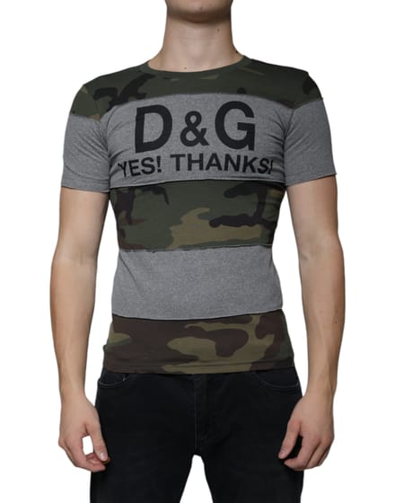Camouflage Print T-shirt Tsh86588