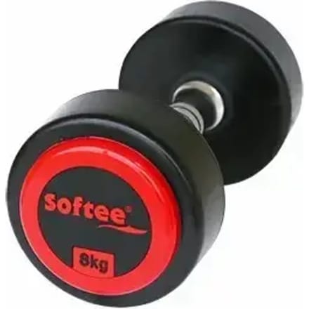 Softee Pro-sport 8kg Dumbbell Zwart 8 kg