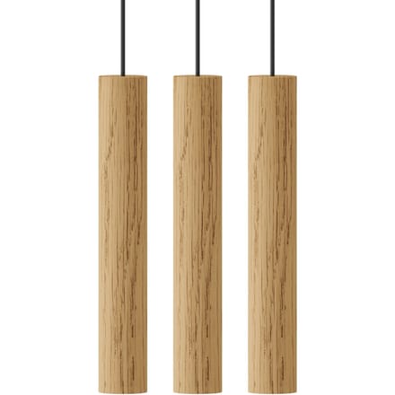 UMAGE Chimes Cluster 3 hanglamp eiken licht