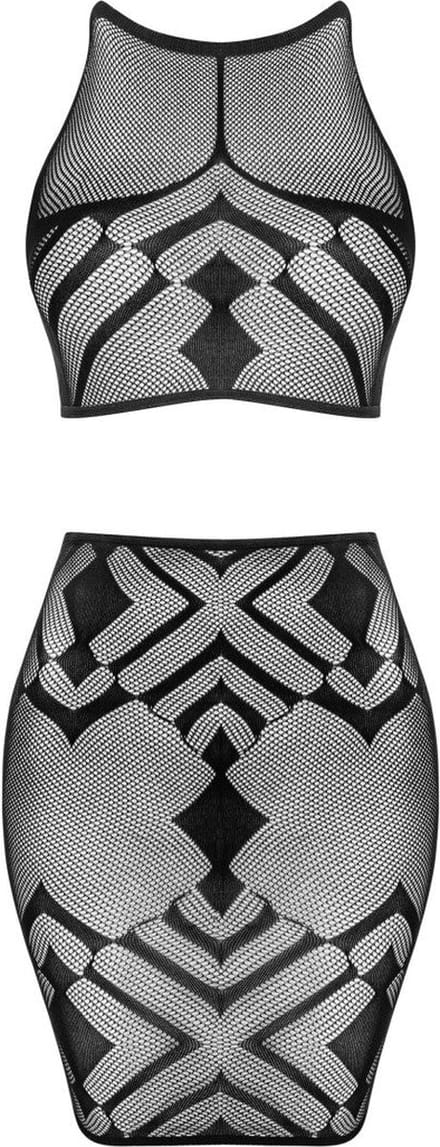 OBSESSIVE K101 Top And Skirt M/l