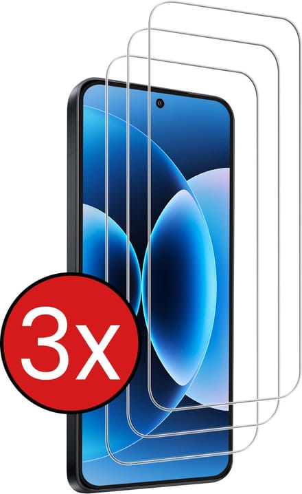 Screenprotector - 3 Stuks - Geschikt voor Xiaomi 17 Pro Max - Extra Sterk - Beschermglas - Gehard Glas - Tempered Glass - Screen Protector
