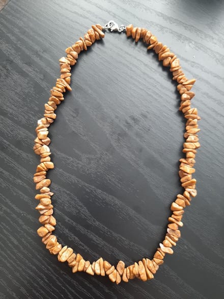 Jaspis geel splitketting