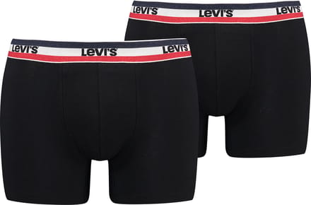 Levi's Brief Boxershorts 2-Pack Zwart - Maat M - Heren