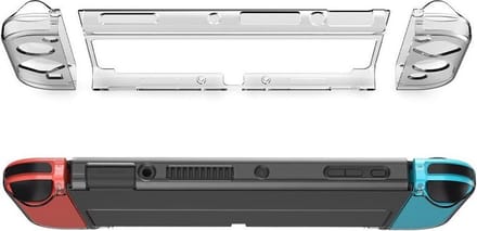 Go Go Gadget - Nintendo Switch Beschermhoes \- Joy Con Transparant Protector \- Case