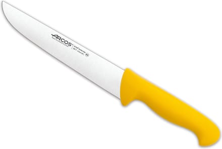 Slagersmes 21cm geel