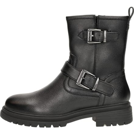Leren boots met doornsluiting