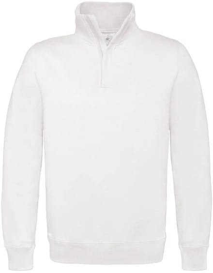 Katoenen sweatshirt met 1/4 rits B&C ID.004