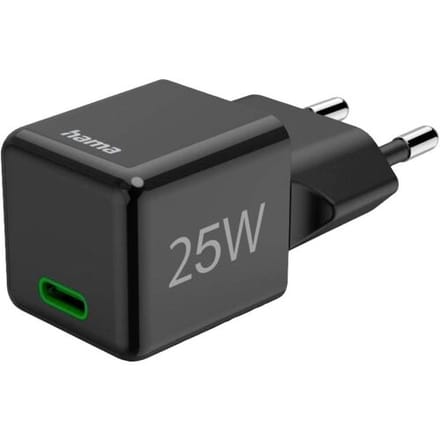 Hama USB-oplader 25.00 W 1x USB-C USB PD Zwart Binnen USB Power Delivery (USB-PD)