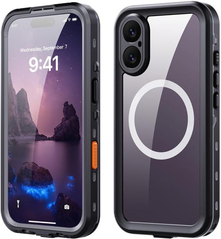 Waterdicht en Stofdicht Hoesje geschikt voor iPhone 17 Hoesje - Turtle Shift Waterproof - MagSafe Compatibel