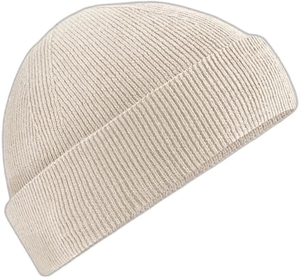Organic Cotton Fisherman Beanie - Almond - One Size
