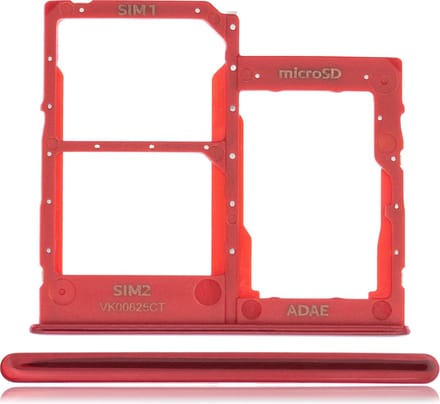 For Samsung Galaxy A41 (A415F) Sim Card Tray (Red)