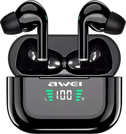 Awei T29P Serie - Bluetooth Sluizenders - Zwart - Snelle Laadfunctie - Ergonomisch Ontwerp