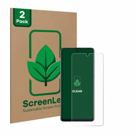 2 Stuks Screenprotector voor Samsung Galaxy A71 - Hoogwaardige Beschermfolie transparant
