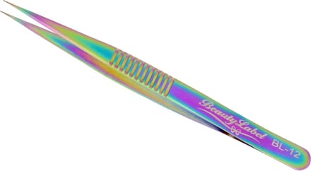 Beauty Label Pincet - Lash Tweezer -BL-12 - Multicolor