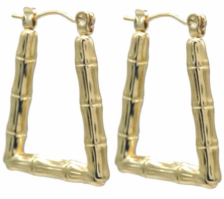 Oorbellen - Oorringen - RVS - 2,5 cm - Goudkleurig