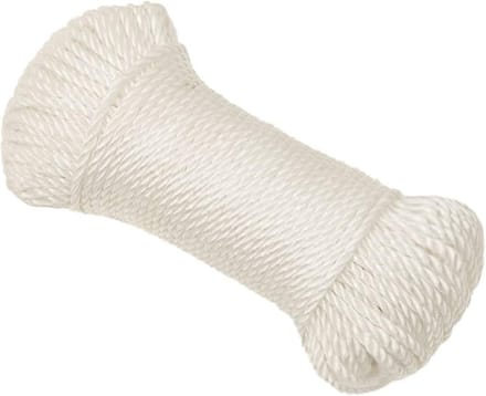 Sterk Wit Polypropyleen Touw 8mm x 50m - Werklijn voor Boot, Tuin en Algemeen Gebruik