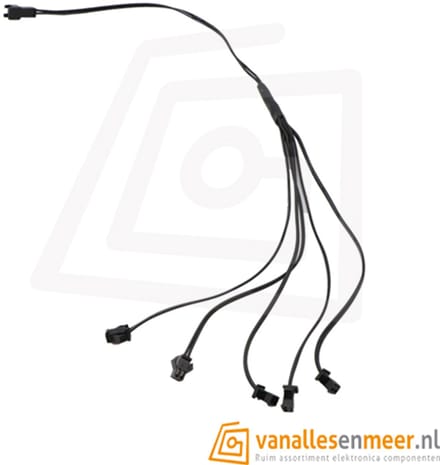 EL-wire splitter kabel 1 naar 5 40cm