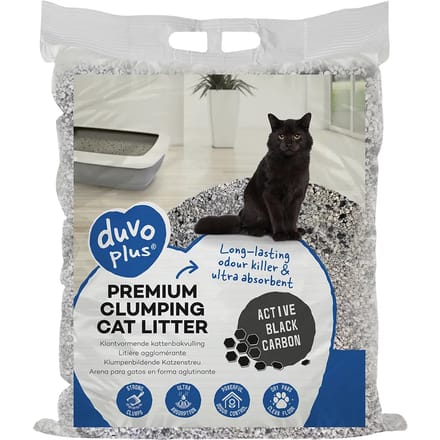 Duvoplus - Kattenbakvulling - Kat - Kattenbakvulling White Sensitive Black Carbon 12kg - 1st