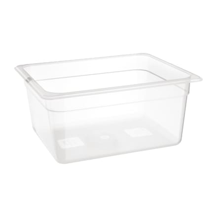 Nisbets Essentials polypropyleen 1/2 gastronorm bak zonder deksel 15cm