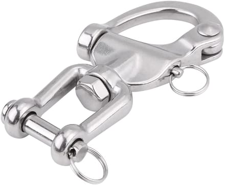 Swivel Bracket - Haringhaak - 12.8 cm - Zeilboot - Duurzaam en Sterk - Geschikt voor Spinnaker
