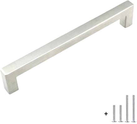Handgreep RVS 20,4 cm – Kastgreep & Meubelhandvat – Handgrepen Keukenkastjes – Modern & Industrieel
