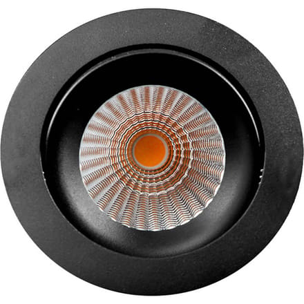 The Light Group SLC DL04 LED inbouwlamp zwart 3.000 K