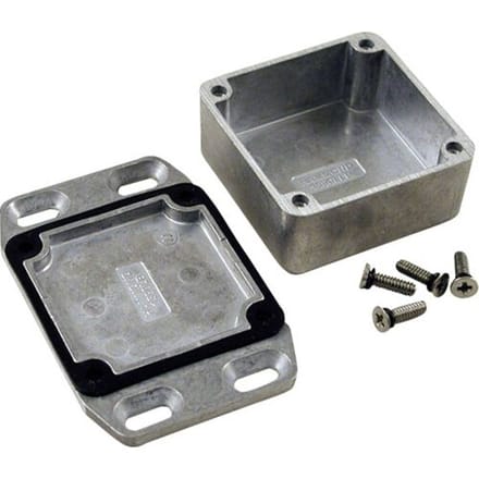 Hammond Electronics 1590WLLBFL Universele behuizing 50 x 50 x 25 Aluminium Natuur 1 stuk(s)