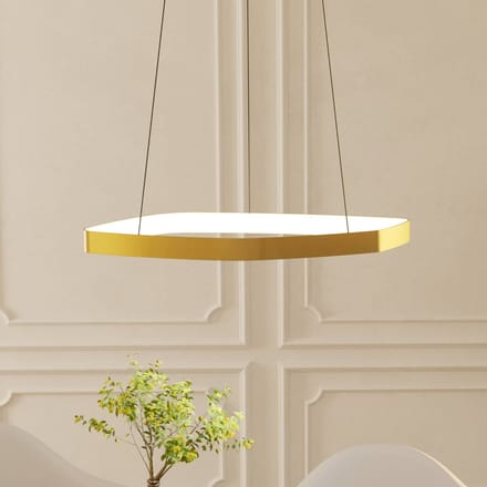 EGLO Vallerosa Hanglamp - LED - Ø 58 cm - Goud|Wit - Dimbaar - Staal