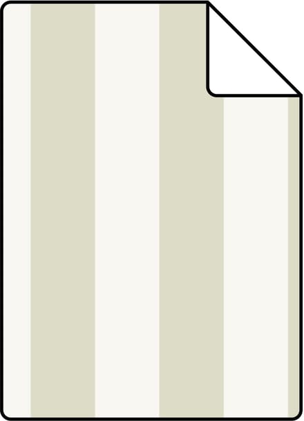 Proefstaal ESTAhome behang strepen lichtgroen - 26.5 x 21 cm - 132234-S