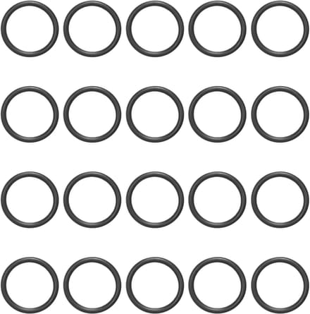 20 Stuks Nitril Rubber O-Ringen voor Waterdichtheid, 30mm Buitendiameter, 24mm Binnendiameter, 3mm Dikte