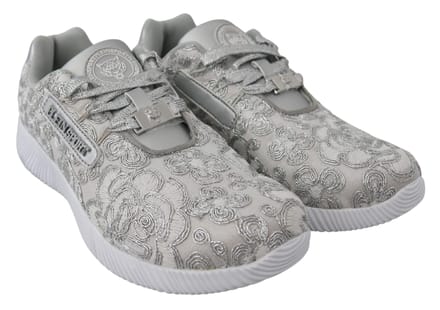 Plein Sport Vrouwen Zilver Polyester Runner Joice Sneakers Schoenen