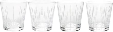 Lalique Lotus set van 4 glazen