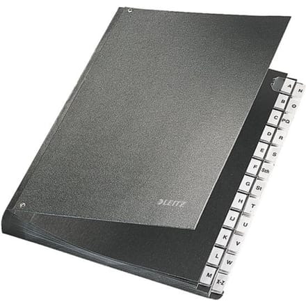 Bureaumap Leitz A4 A-Z hardboard gewolkt