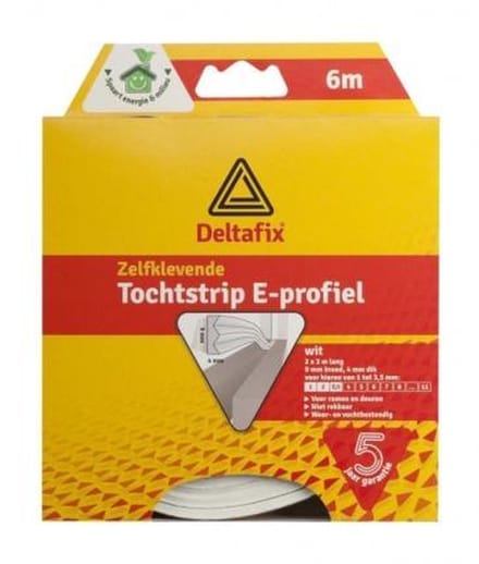 TOCHTSTRIP E-PROFIEL EPDM BRUIN