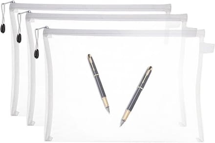 Puzzel Opbergtas - Puzzel Organizer - Puzzelstukjes Opbergen - Drievoudige Set - 3 Stuks - Transparant