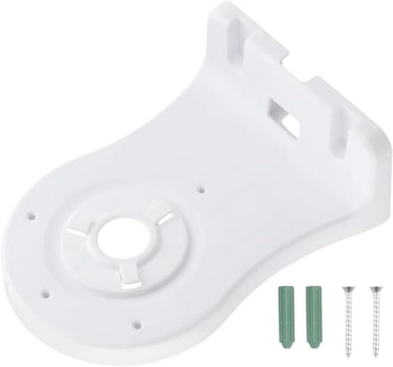 Horizontale wandhouder - Camera houder - Beveiliging thuis - Verstelbare hoek - 16 x 12 x 5 cm - Wit
